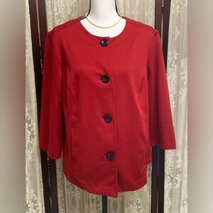 STUDIO WORKS RED BLAZER JACKET - SZ 1X